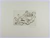 WILLIAM GROPPER Group of 10 color etchings with aquatint.